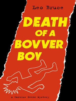 cover image of Death of a Bovver Boy